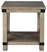 Aldwin Gray End Table - Ella Furniture