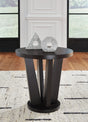 Chasinfield Dark Brown End Table - Ella Furniture