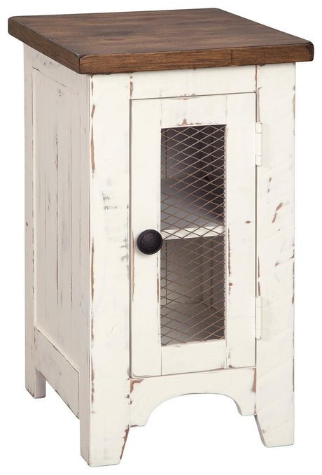 Wystfield White/Brown 2 End Tables - Ella Furniture