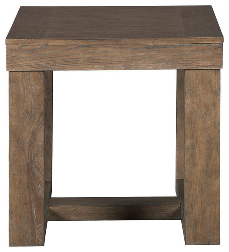 Cariton Gray End Table - Ella Furniture