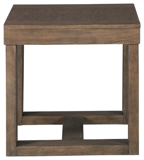 Cariton Gray End Table - Ella Furniture