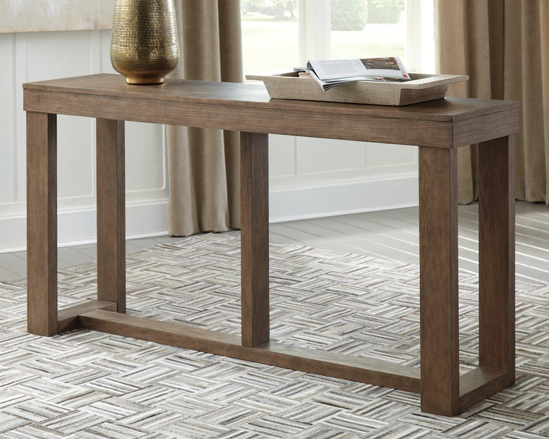 Cariton Gray Sofa/console Table - Ella Furniture