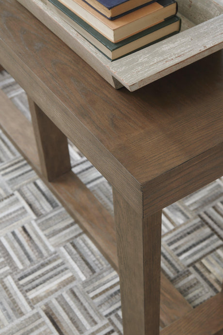 Cariton Gray Sofa/console Table - Ella Furniture