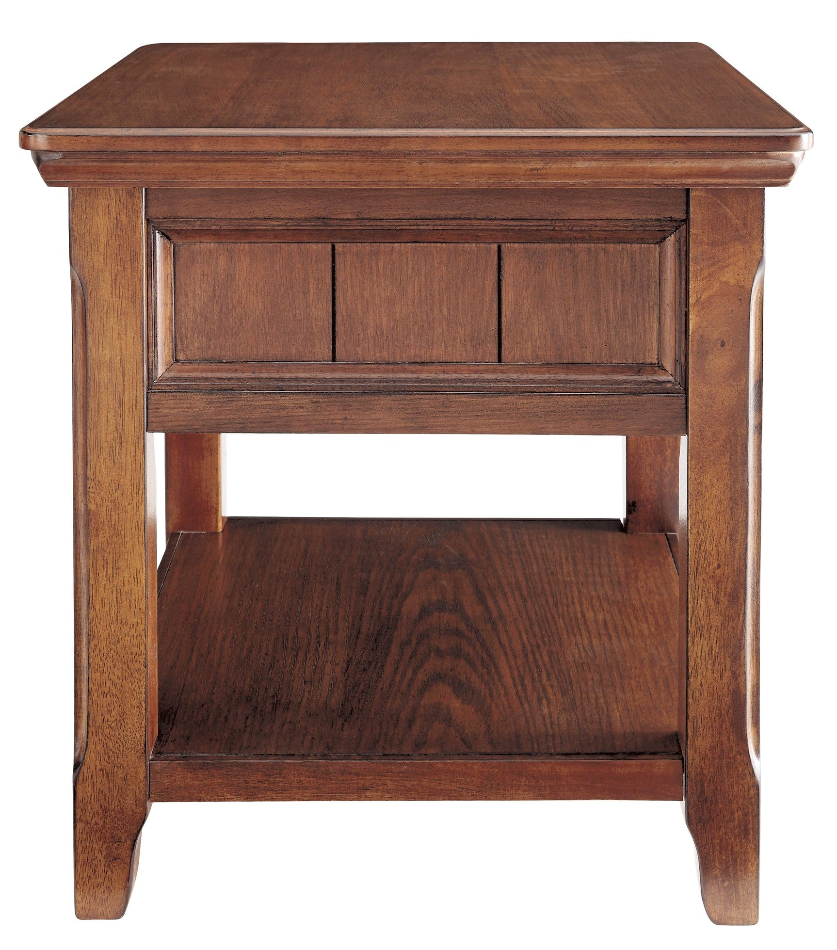 Woodboro Dark Brown End Table - Ella Furniture