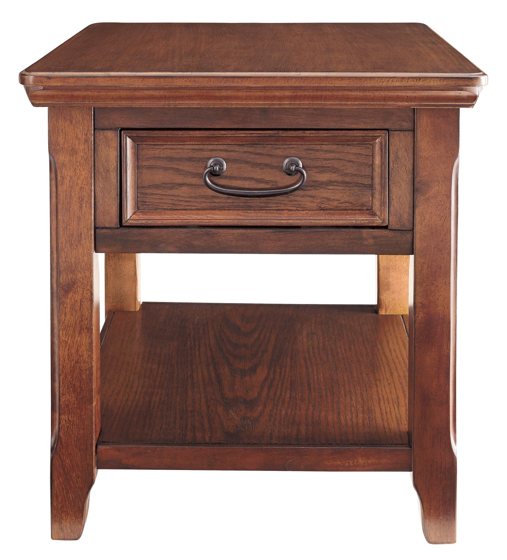 Woodboro Dark Brown End Table - Ella Furniture