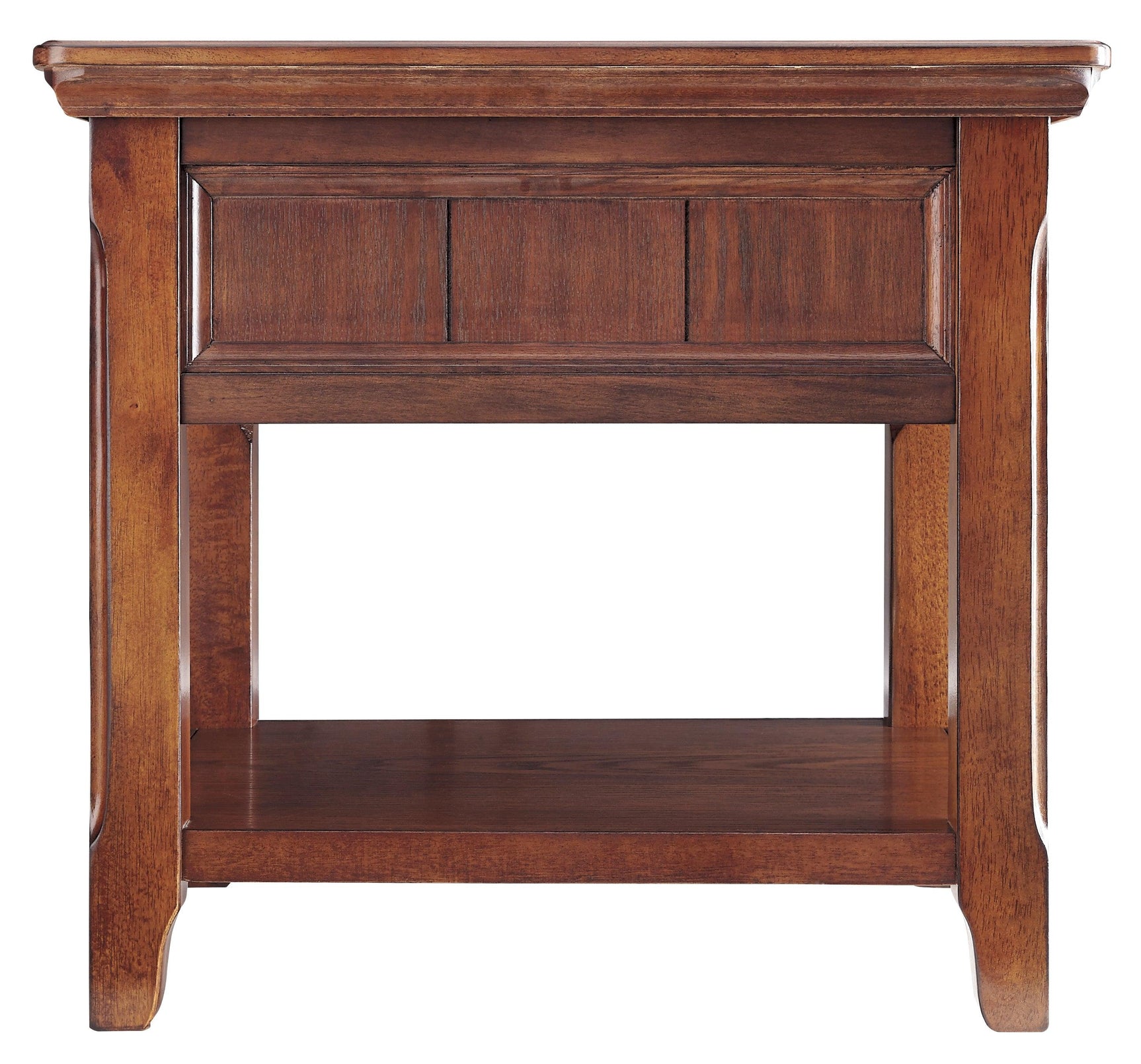 Woodboro Dark Brown End Table - Ella Furniture