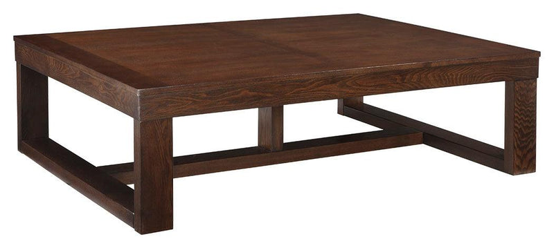 Watson Dark Brown Coffee Table - Ella Furniture