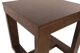 Watson Dark Brown End Table - Ella Furniture