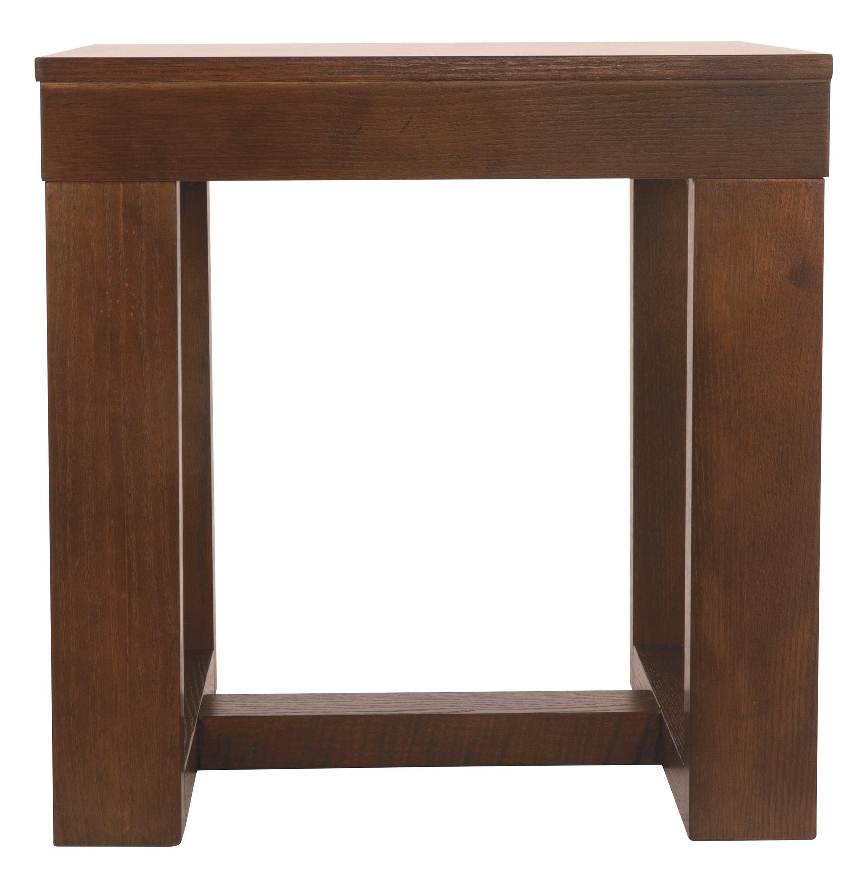 Watson Dark Brown End Table - Ella Furniture