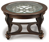 Norcastle Dark Brown Coffee Table - Ella Furniture