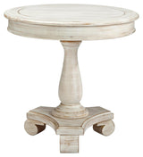 Mirimyn White Accent Table - Ella Furniture