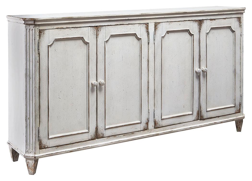 Mirimyn Antique White Accent Cabinet - Ella Furniture