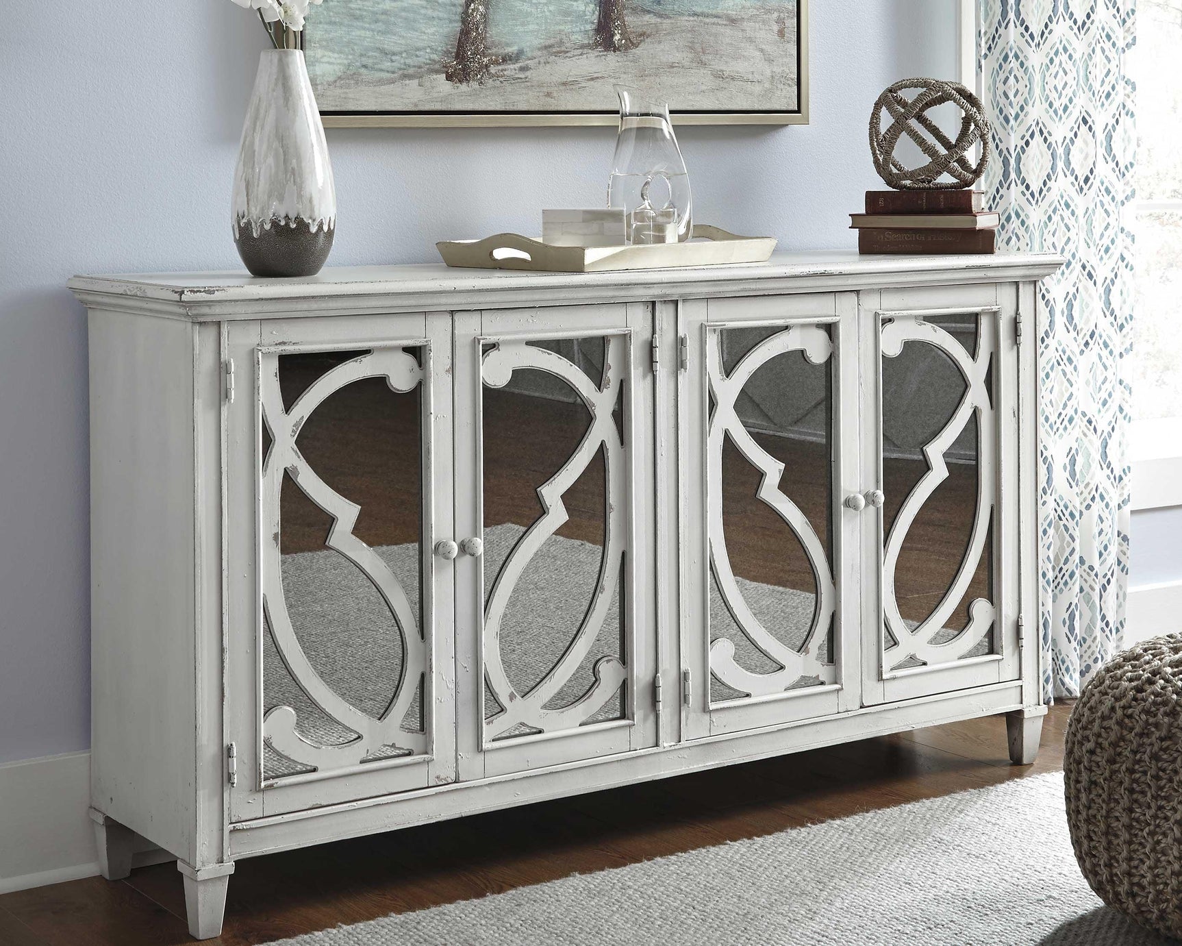 Mirimyn Off White Accent Cabinet - Ella Furniture