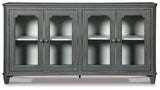 Mirimyn Antique Gray Accent Cabinet - Ella Furniture