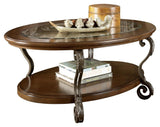 Nestor Medium Brown Coffee Table - Ella Furniture