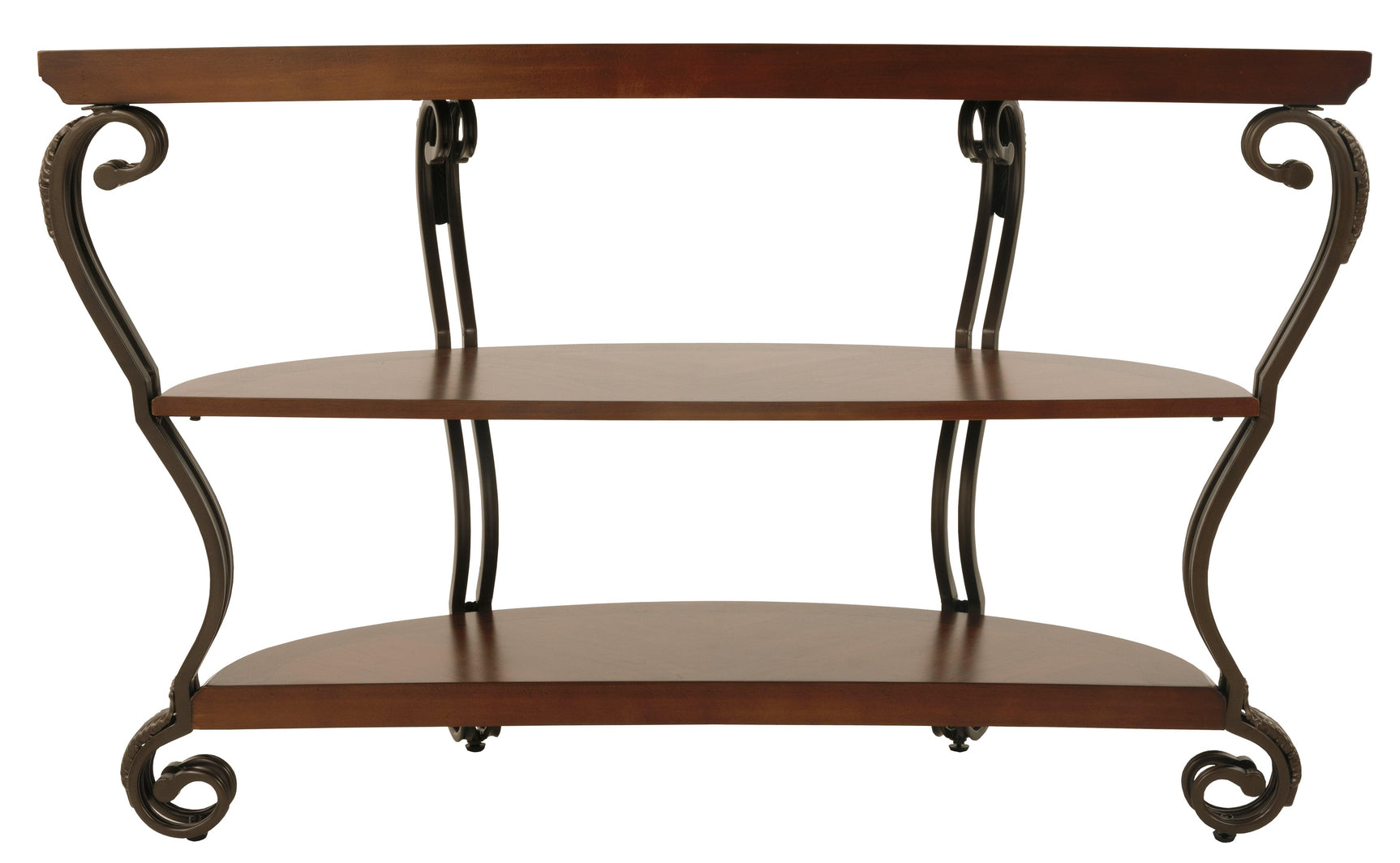 Nestor Medium Brown Sofa/console Table - Ella Furniture