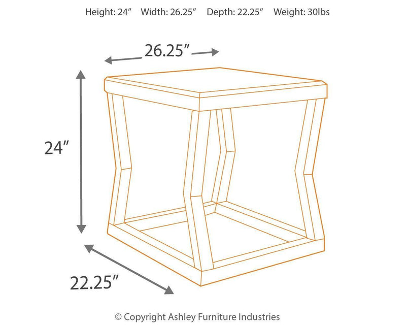 Kelton Espresso End Table