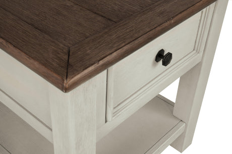 Bolanburg Two-tone End Table - Ella Furniture