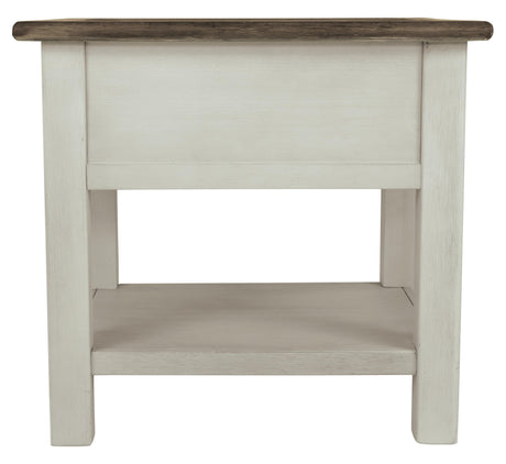 Bolanburg Two-tone End Table - Ella Furniture