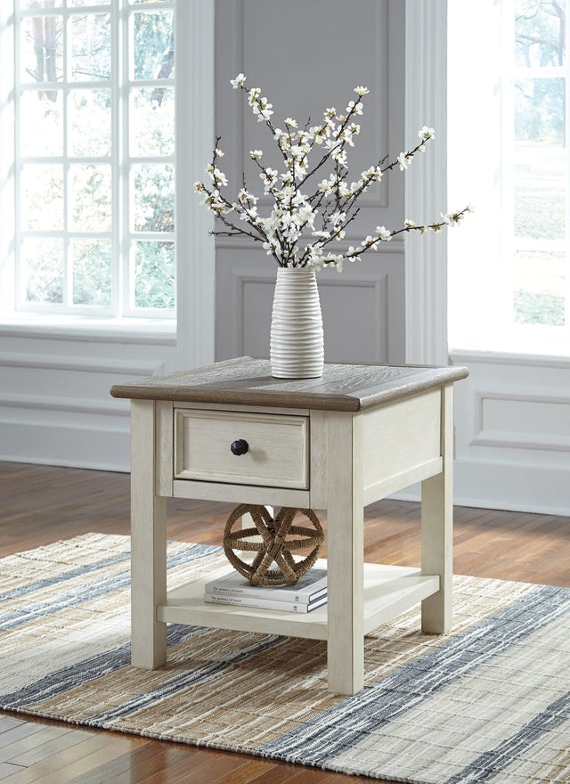 Bolanburg Two-tone End Table - Ella Furniture