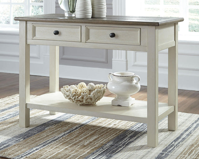 Bolanburg Two-tone Sofa/console Table - Ella Furniture