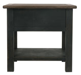 Tyler Creek Grayish Brown/Black End Table - Ella Furniture