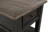 Tyler Creek Grayish Brown/Black End Table - Ella Furniture