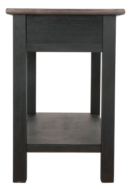 Tyler Creek Grayish Brown/Black Sofa/console Table - Ella Furniture