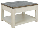 Bolanburg Brown/white Coffee Table With Lift Top - Ella Furniture