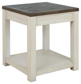 Bolanburg Brown/white End Table - Ella Furniture