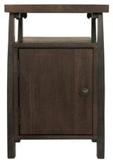 Vailbry Brown Chairside End Table - Ella Furniture