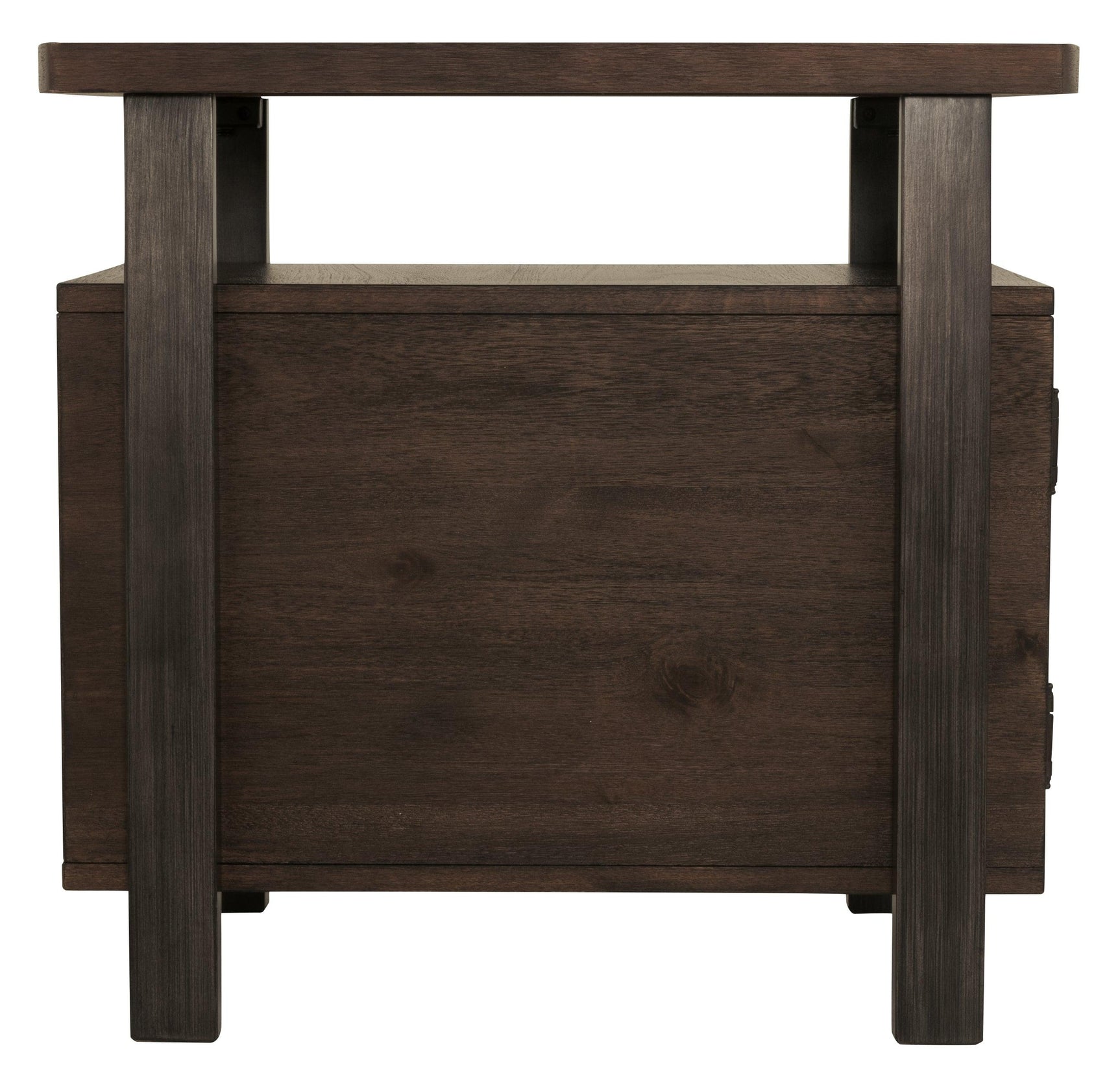 Vailbry Brown Chairside End Table - Ella Furniture