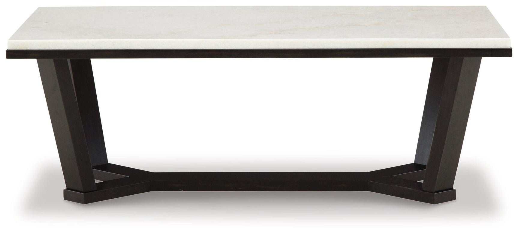 Fostead White/espresso Coffee Table - Ella Furniture