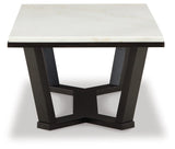 Fostead White/espresso Coffee Table - Ella Furniture