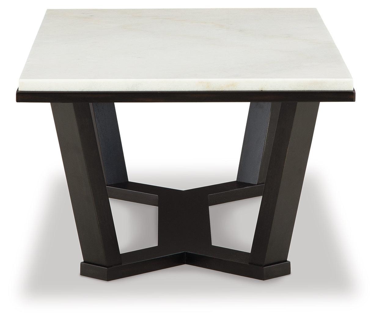 Fostead White/espresso Coffee Table - Ella Furniture