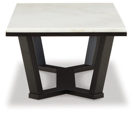 Fostead White/espresso Coffee Table - Ella Furniture