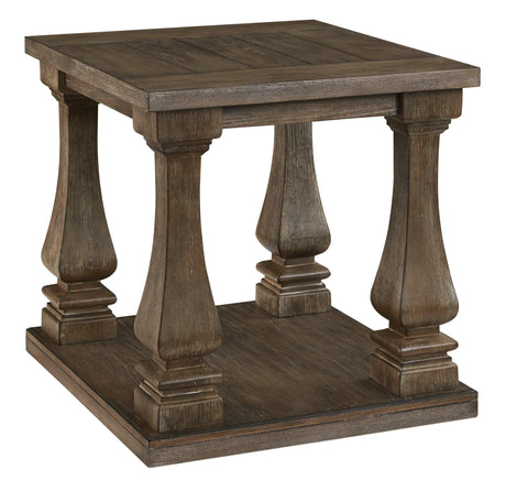 Johnelle Gray End Table - Ella Furniture