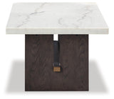 Burkhaus White/dark Brown Coffee Table - Ella Furniture