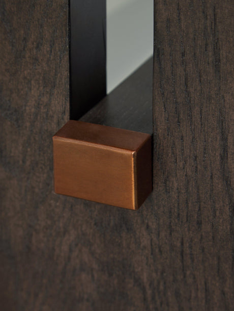 Burkhaus White/dark Brown Sofa Table - Ella Furniture