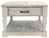 Shawnalore Whitewash Coffee Table - Ella Furniture