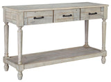 Shawnalore Whitewash Sofa/console Table - Ella Furniture