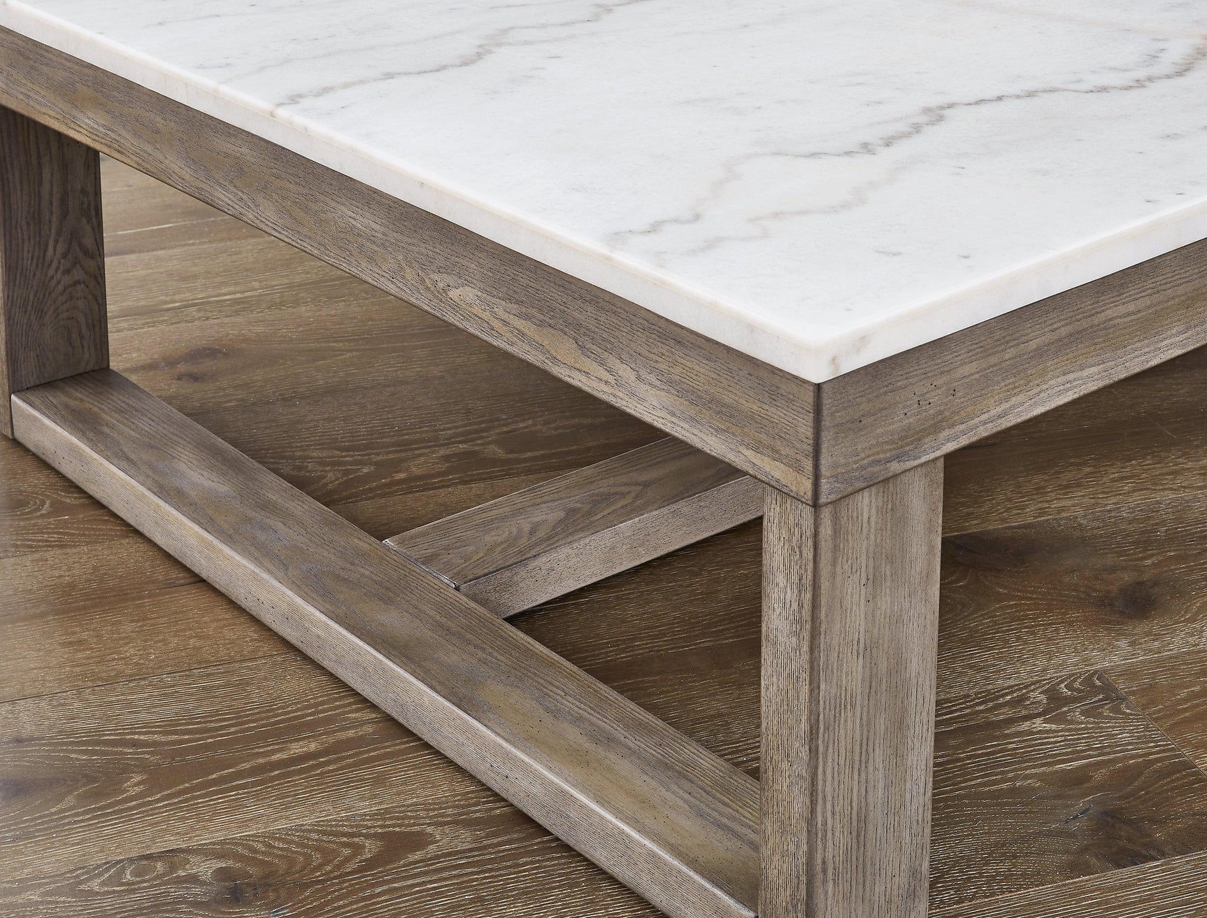 Loyaska Brown/ivory Coffee Table - Ella Furniture