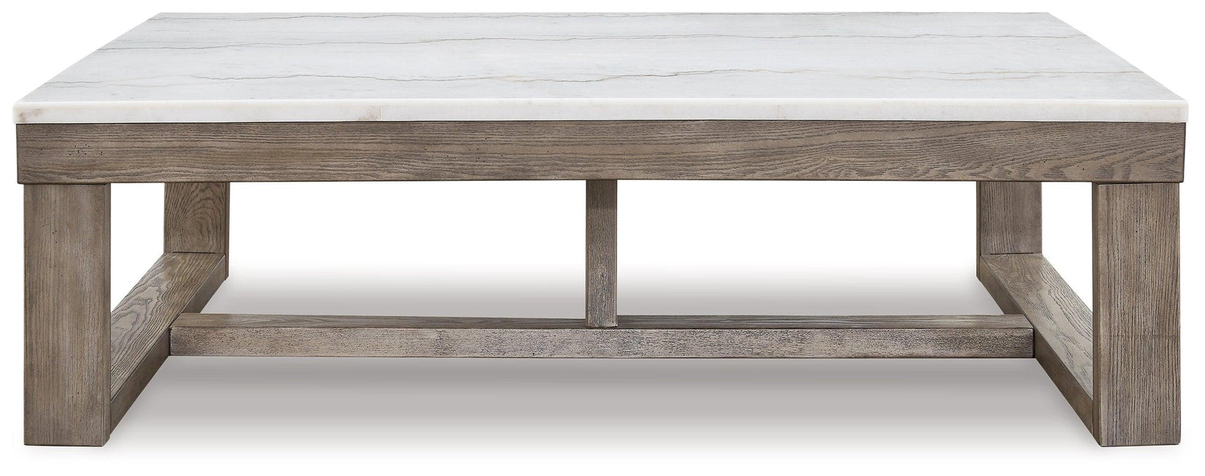 Loyaska Brown/ivory Coffee Table - Ella Furniture