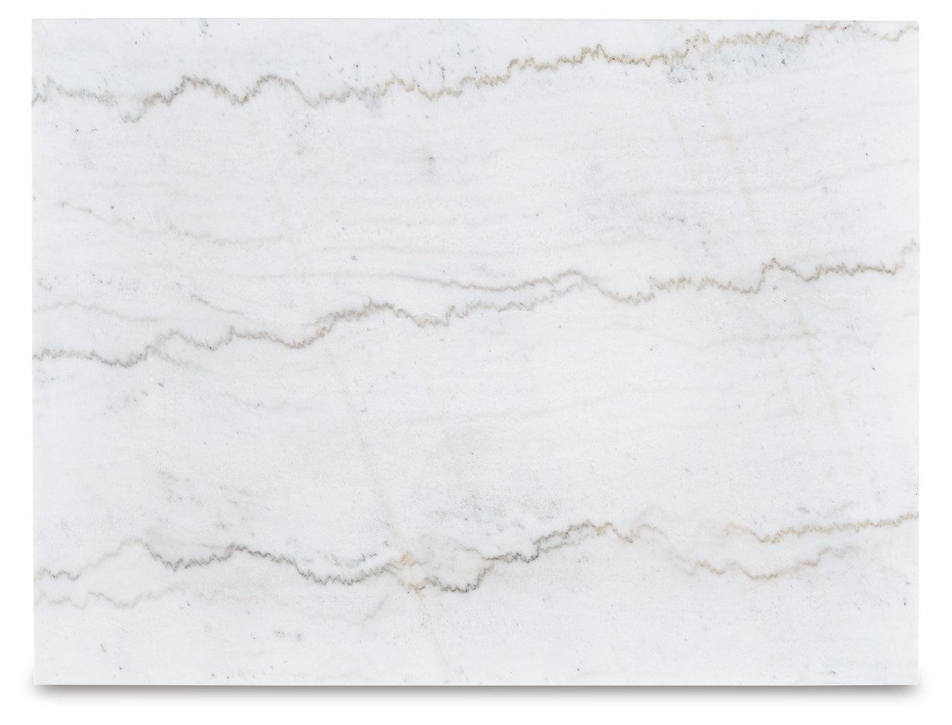 Loyaska Brown/ivory Coffee Table - Ella Furniture