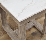 Loyaska Brown/ivory End Table - Ella Furniture