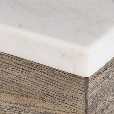 Loyaska Brown/ivory End Table - Ella Furniture