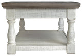 Havalance Gray/white Lift-top Coffee Table - Ella Furniture