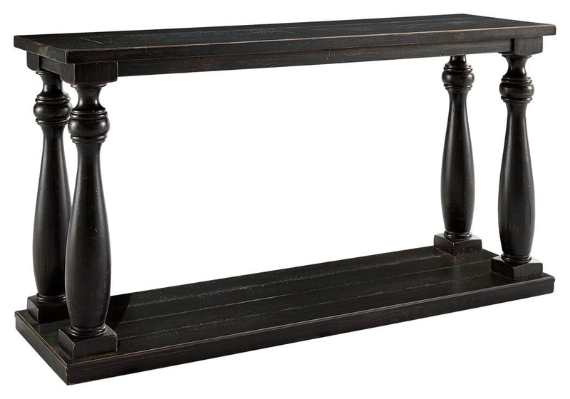Mallacar Black Sofa/console Table