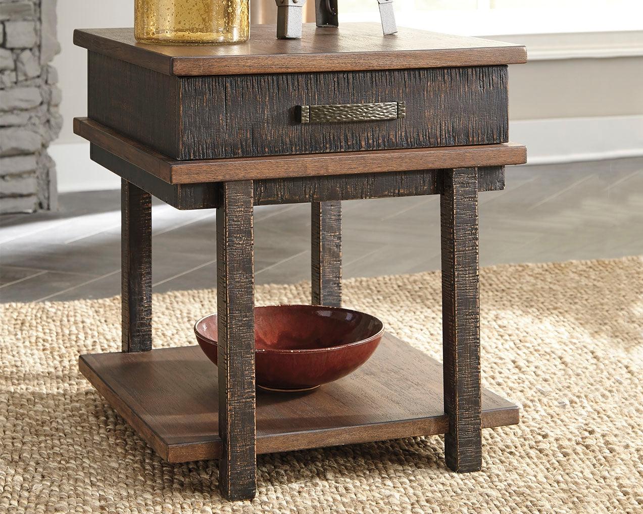 Stanah Two-tone End Table - Ella Furniture