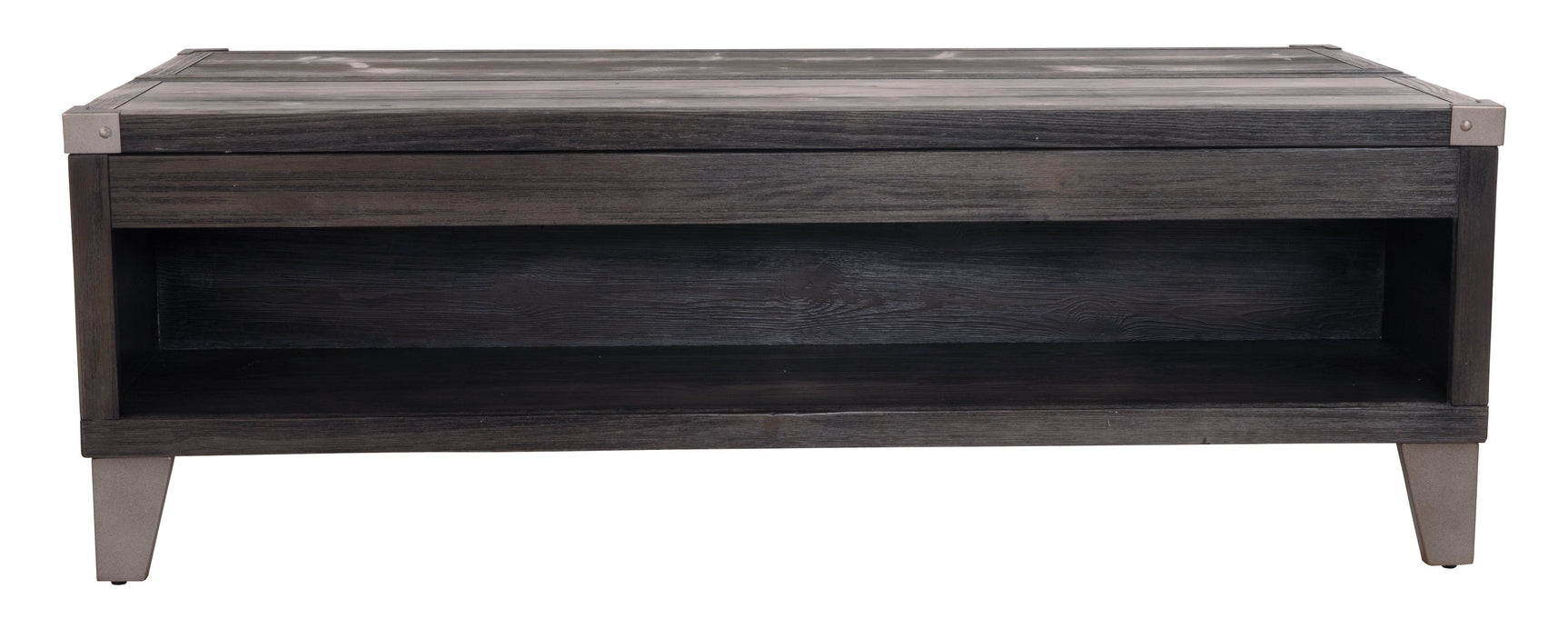 Todoe Dark Gray Coffee Table With Lift Top - Ella Furniture